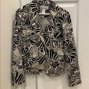 Black and White Blazer